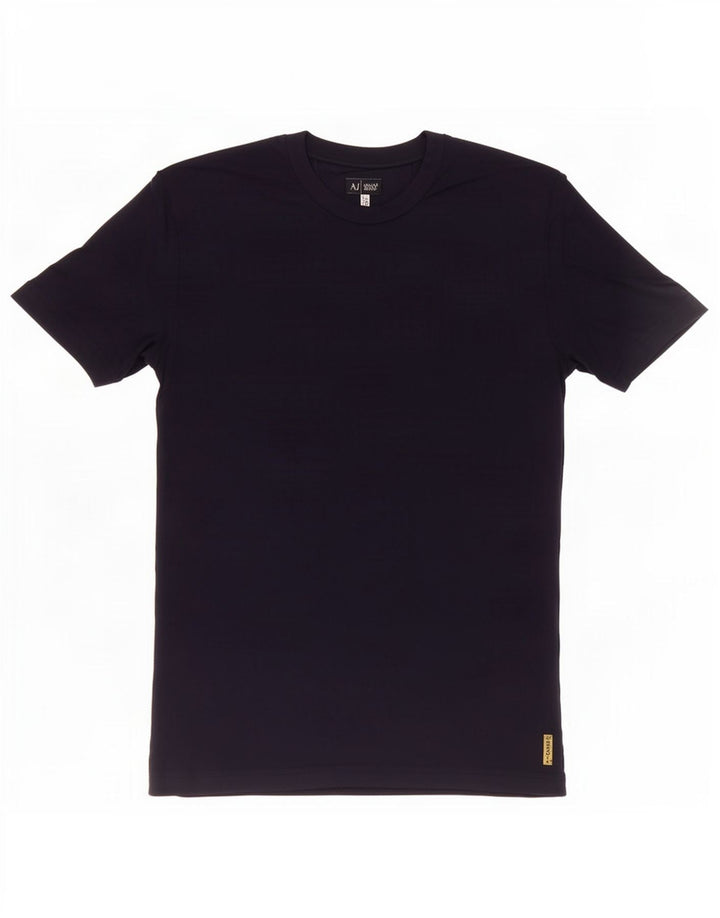 Armani Jeans Herre T-Shirt Top 2XL Navy Blue Viscose