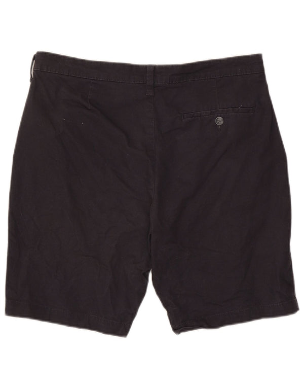 Marks & Spencer Herre Chino Shorts W34 Large Navy Blue Bomuld