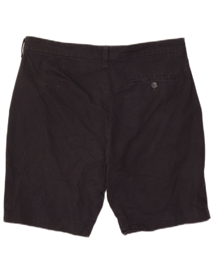 Marks & Spencer Herre Chino Shorts W34 Large Navy Blue Bomuld