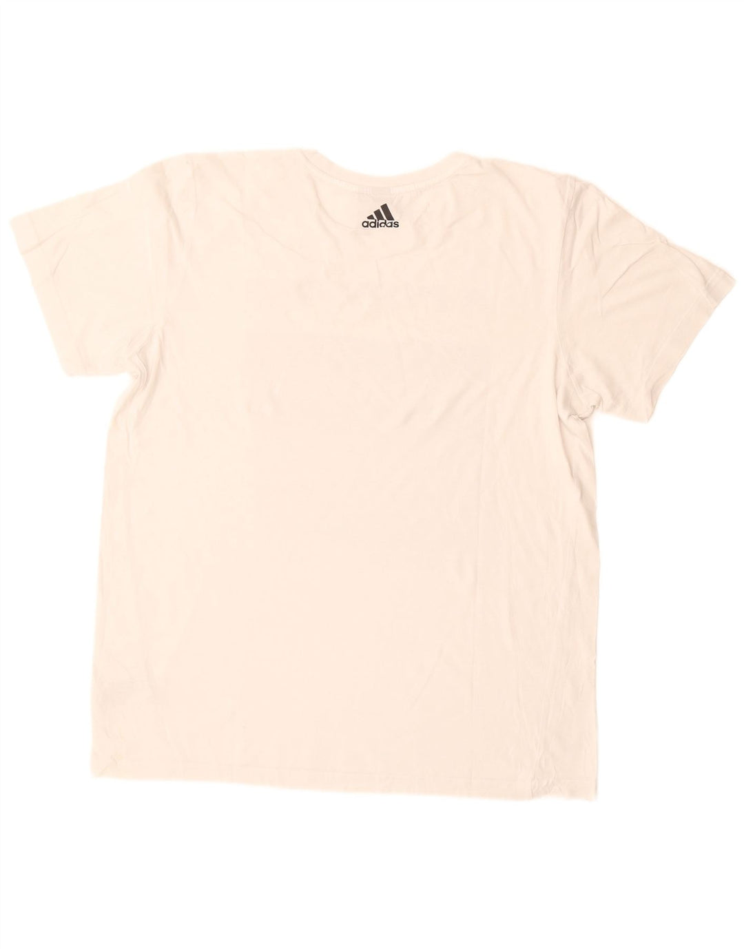 Adidas Grafisk T-shirt top til mænd, stor hvid bomuld