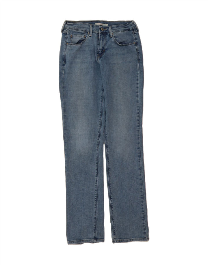 LEVI'S Dame 505 Straight Jeans US 4 Small W27 L34 Blå Bomuld