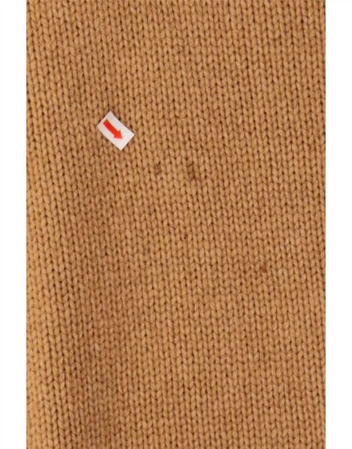 J. CREW Womens Roll Neck Jumper Sweater UK 16 Large Beige Vintage J. Crew and Second-Hand J. Crew from Messina Hembry 