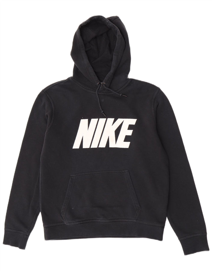 Nike grafisk hættetrøje til mænd mellem sort bomuld