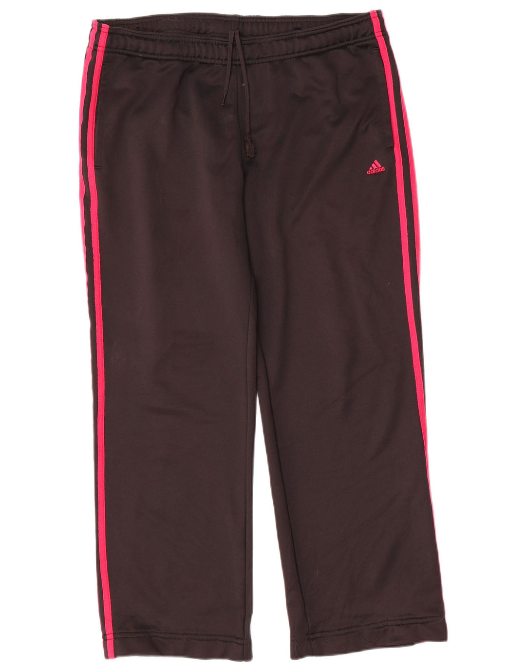 Adidas Womens Climalite træningsdragt bukser UK 16/18 Large Black Polyester