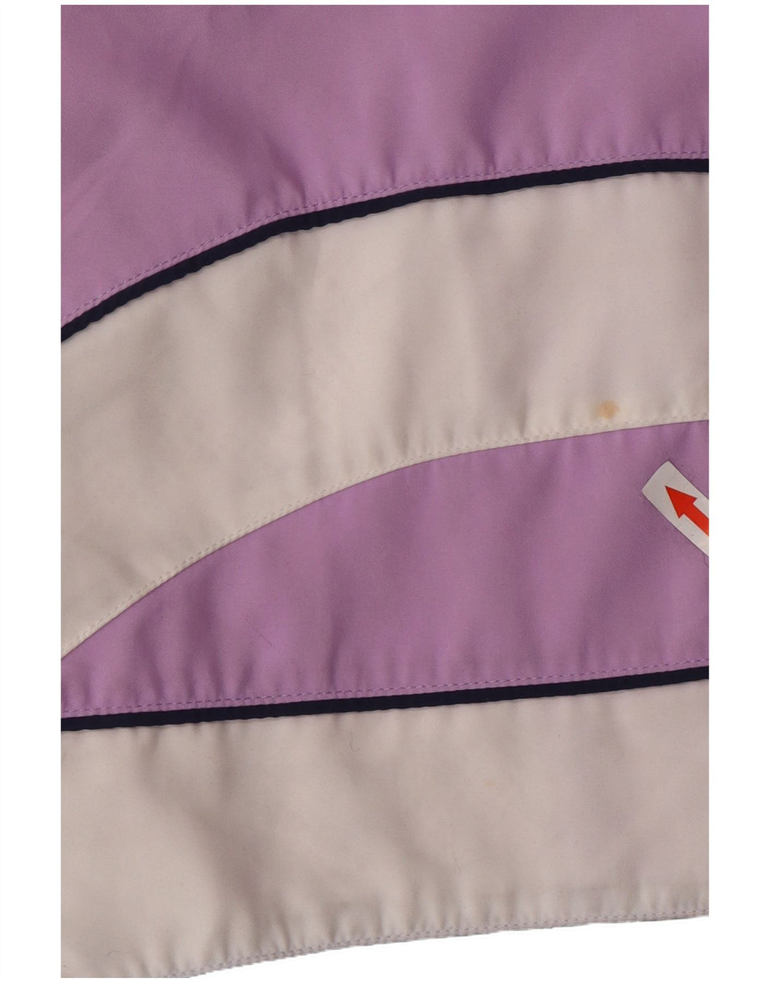 ALEX Oversized træningsdragt topjakke til kvinder UK 12 Medium Lilla Colourblock