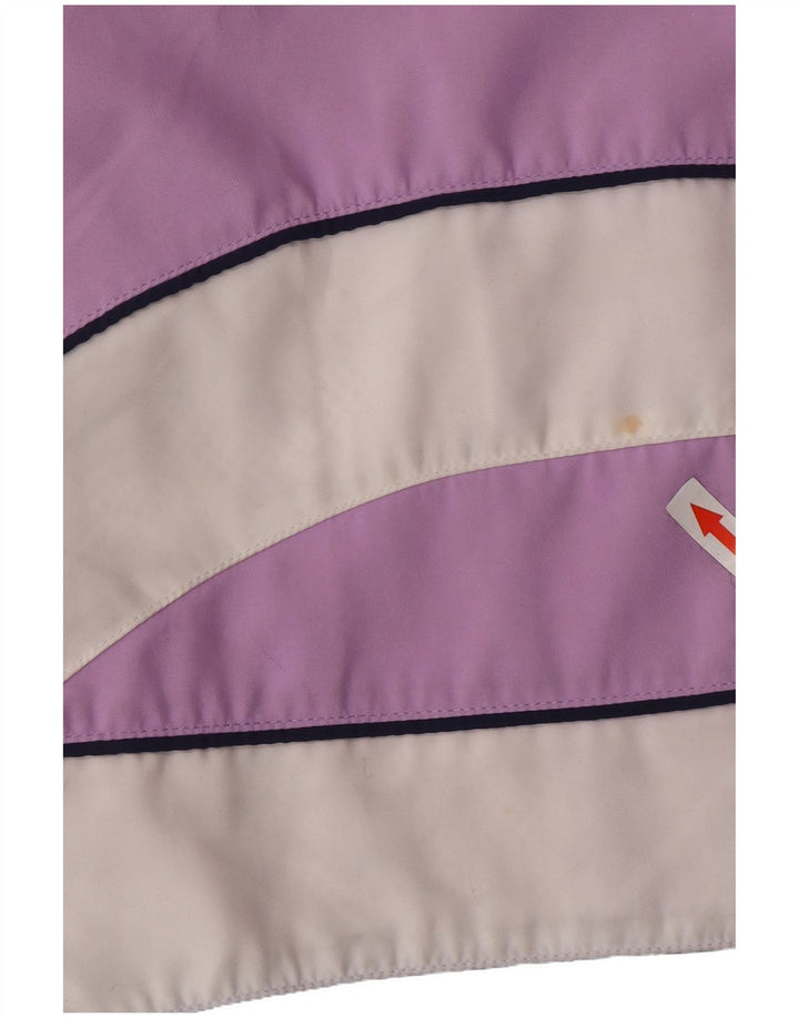 ALEX Oversized træningsdragt topjakke til kvinder UK 12 Medium Lilla Colourblock
