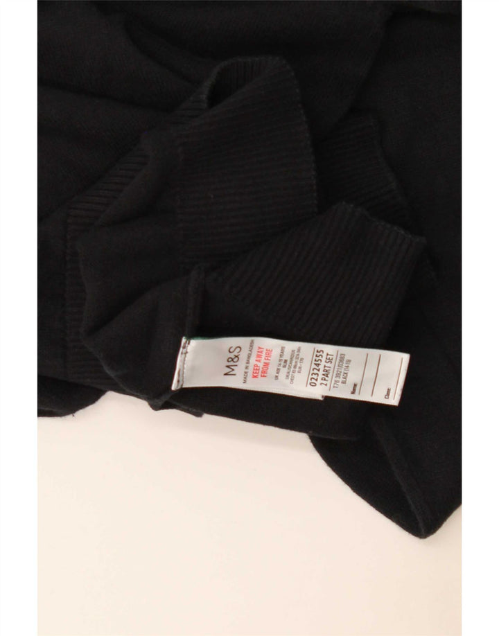 Marks & Spencer Boys V-hals sweater 14-15 år Sort bomuld
