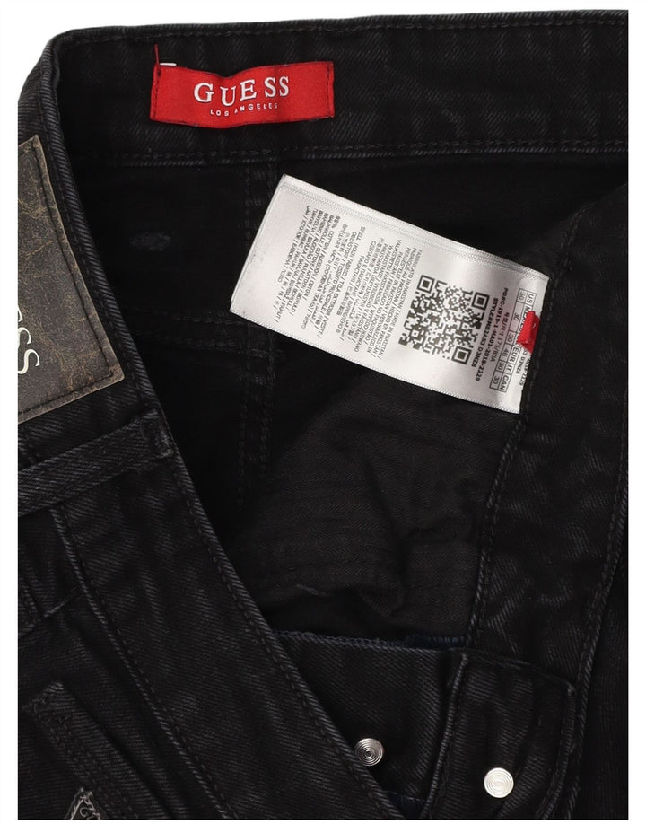 Guess Slim Jeans til mænd W30 L31 Sort bomuld