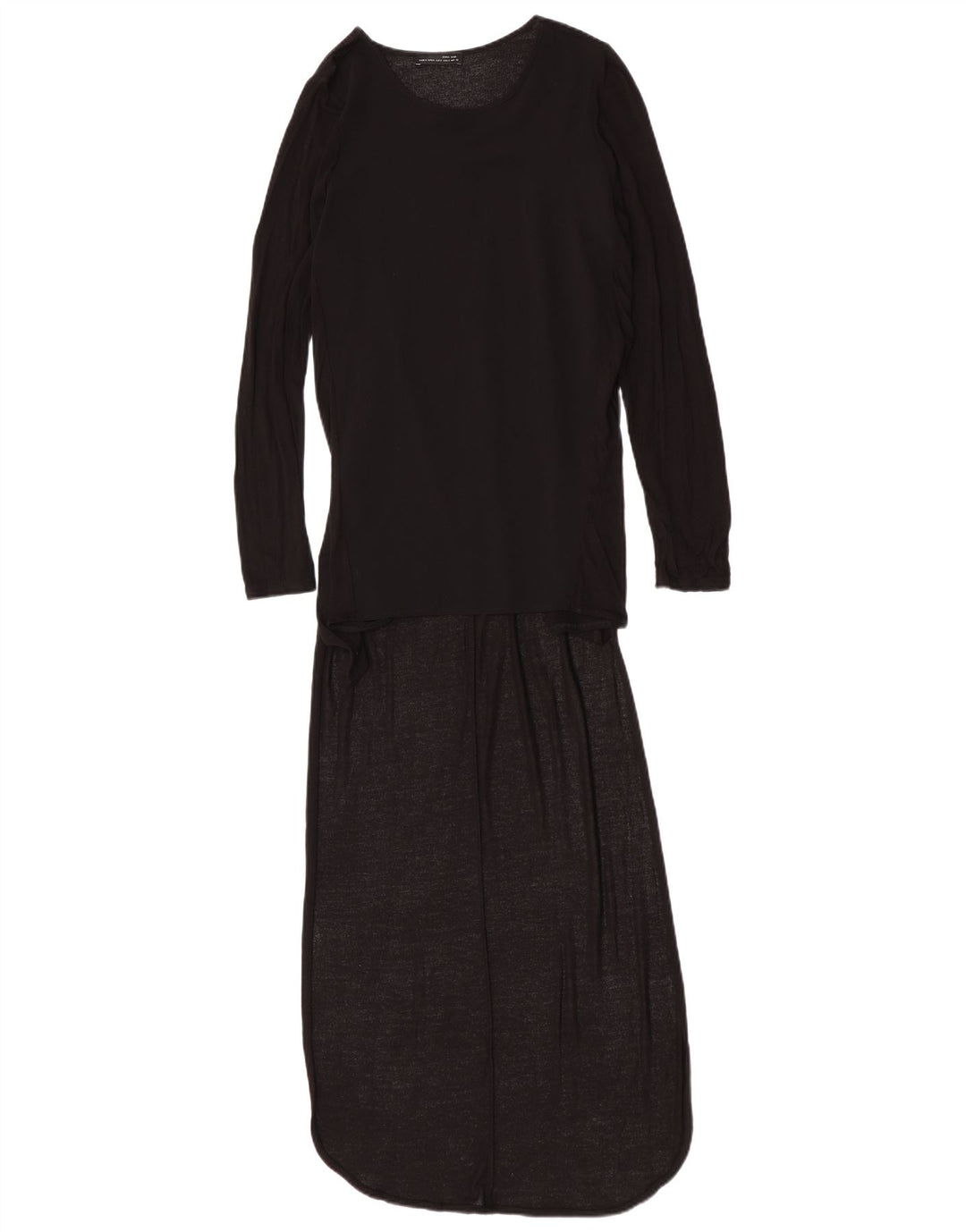 Zara Dame Jumper Dress UK 8 Small Black