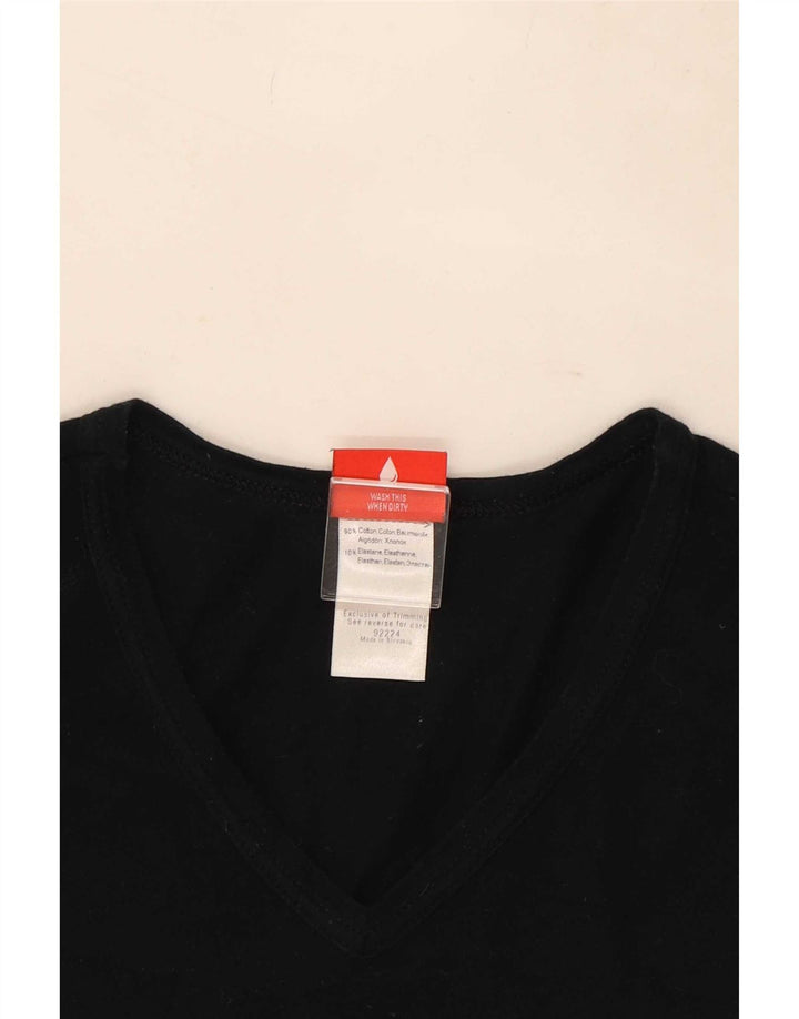 Puma Herre T-Shirt Top Medium Sort Bomuld
