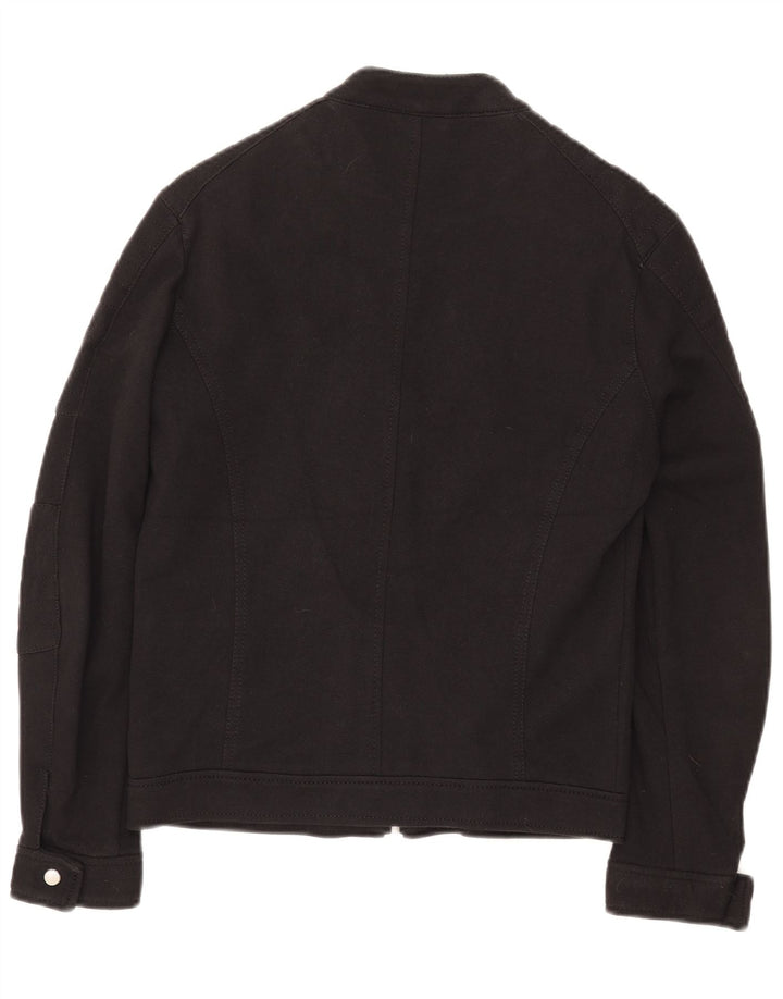 Zara Herre Bomber Jacket UK 36 Small Black