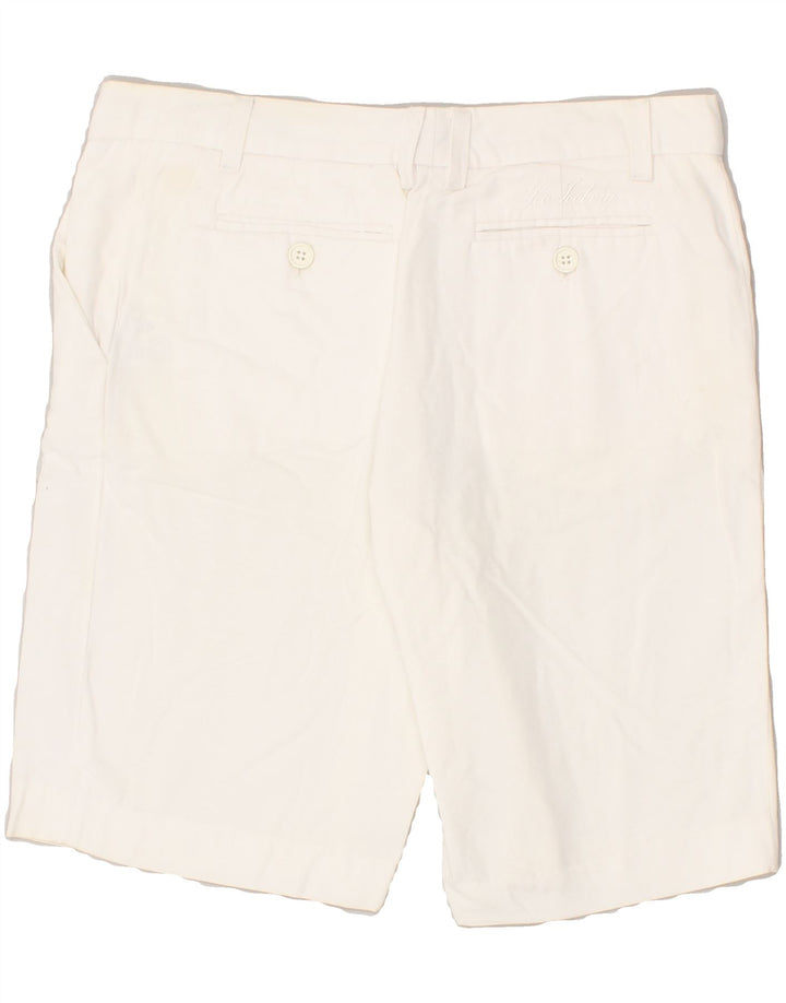 ICEBERG Womens Chino Shorts W28 Medium White Cotton Vintage Iceberg and Second-Hand Iceberg from Messina Hembry 