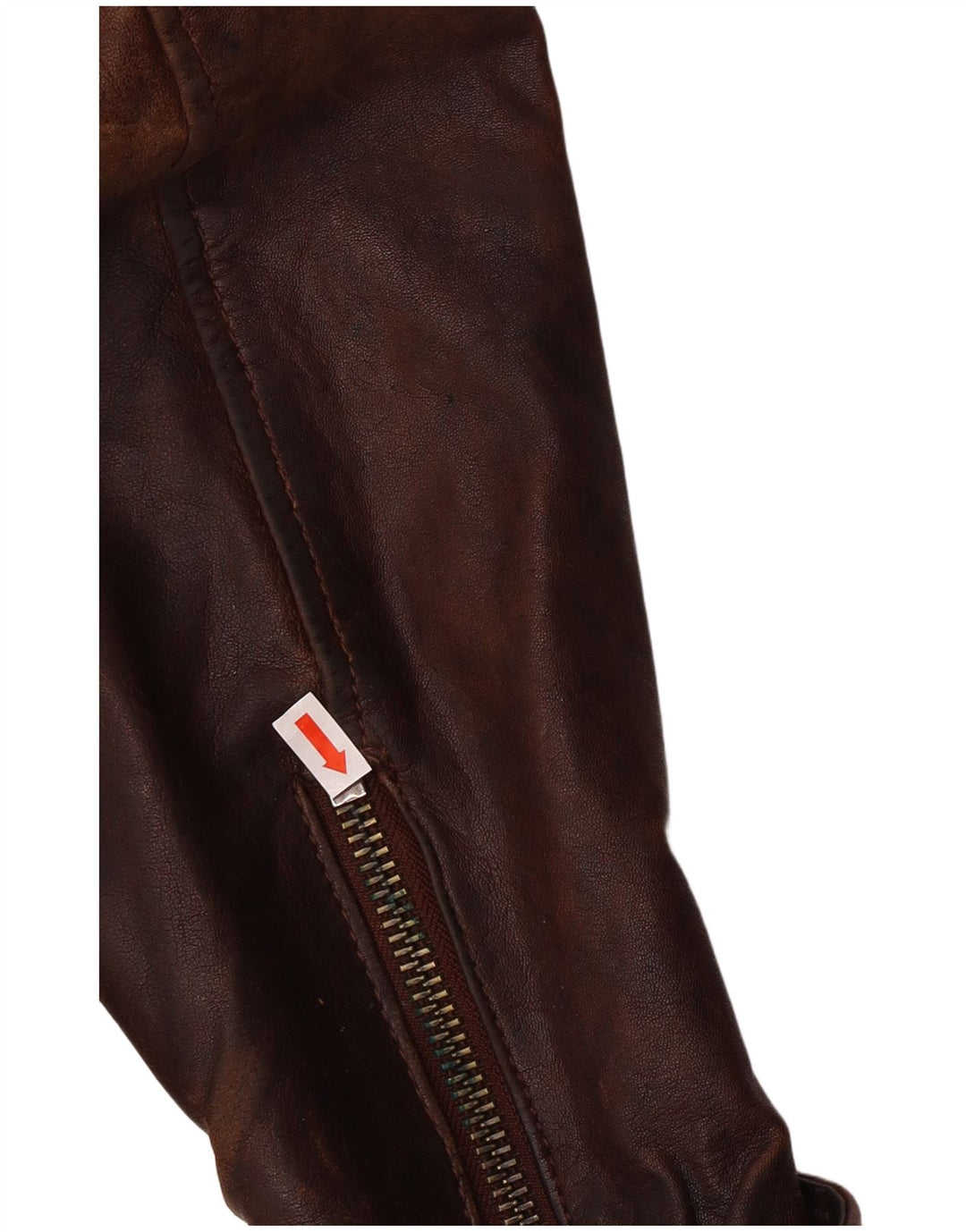 Be Edgy Herre Læderjakke UK 38 Medium Brun Læder