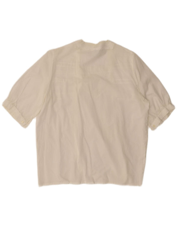 Gossl Dame Kortærmet Cardigan Top EU 40 Medium White Floral