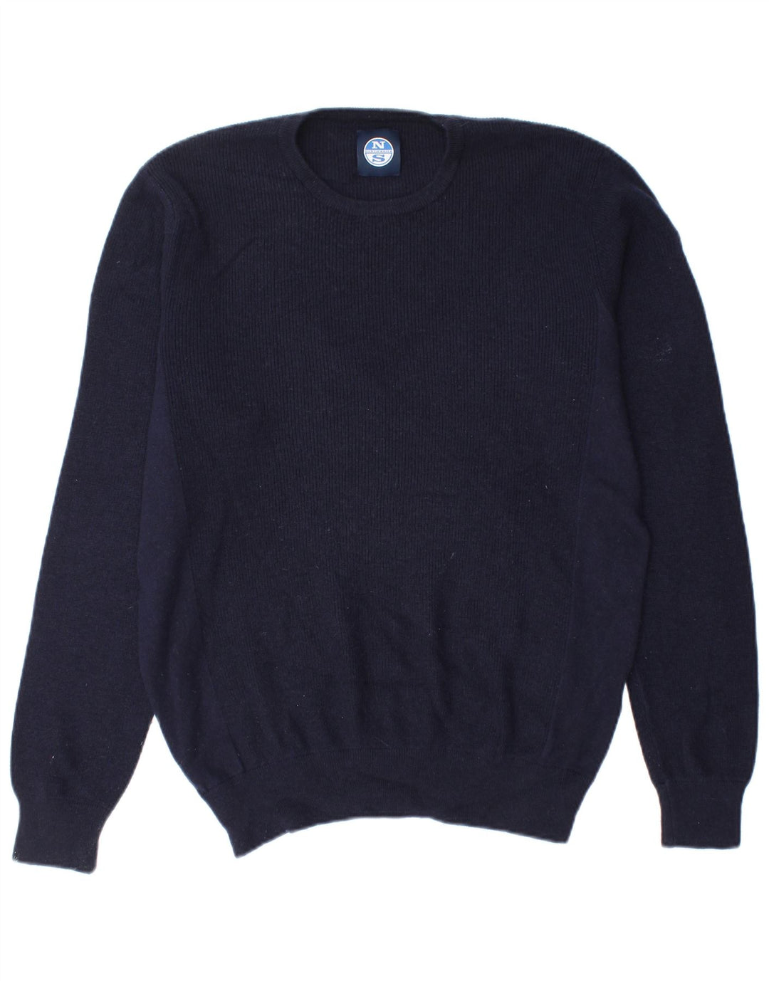 North Sails Herre Crew Neck Jumper Sweater Medium Navy Blue Bomuld