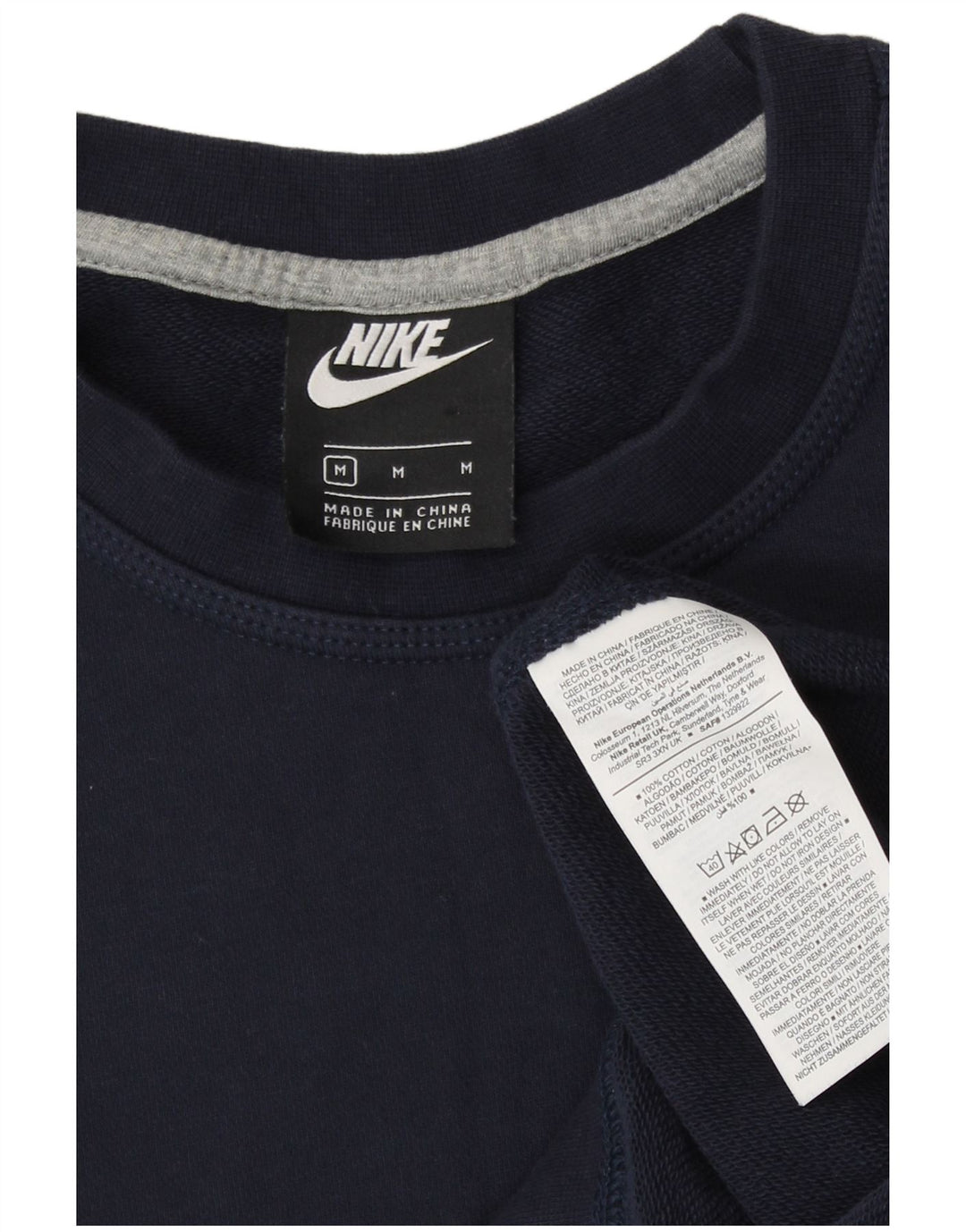 Nike sweatshirt til mænd Medium marineblå bomuld