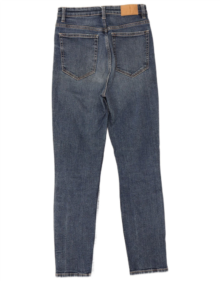 Zara Dame Slim Jeans EU 36 XS W26 L26 Blå