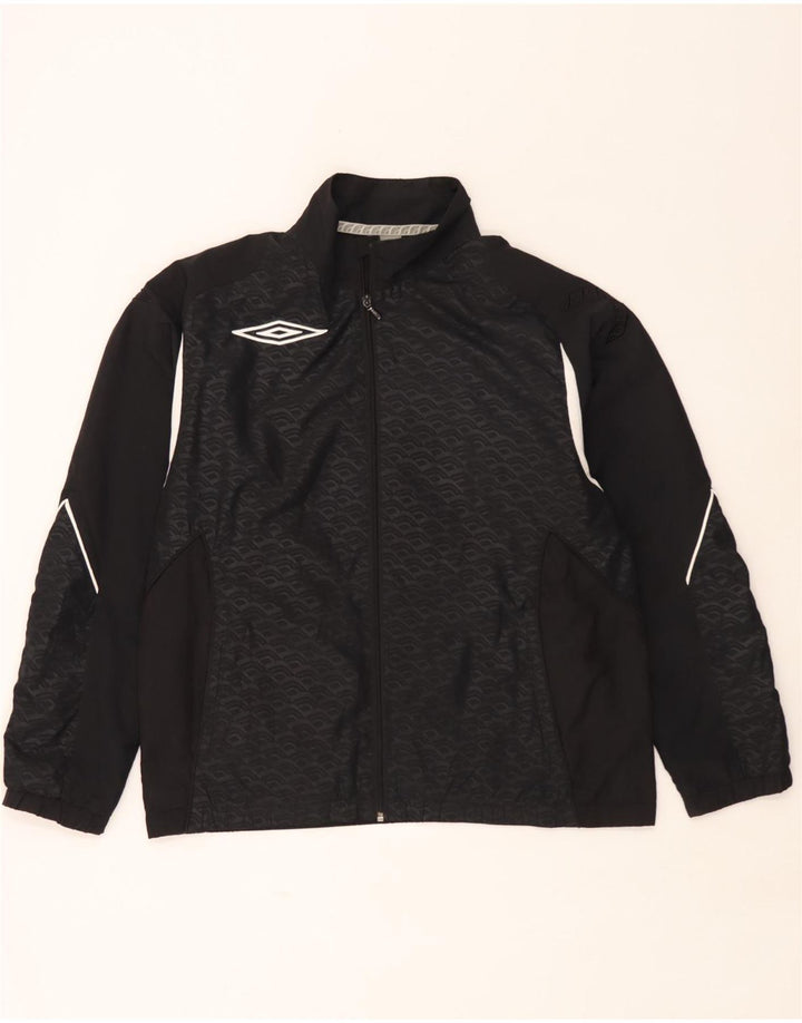 Umbro Herre træningsdragt Topjakke Stor Sort Geometrisk Polyester