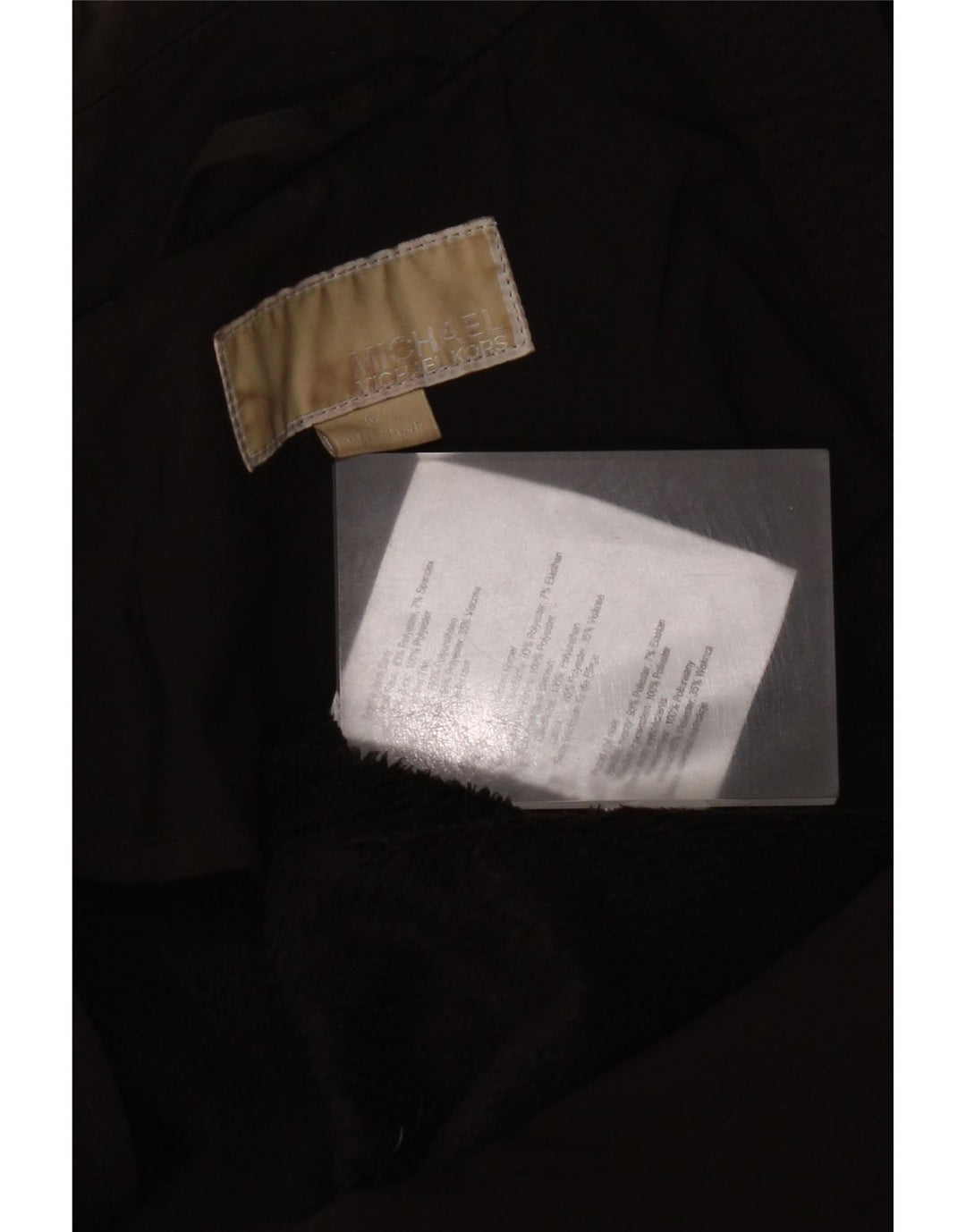 Michael Kors Militærjakke til kvinder UK 18 XL Sort Polyester