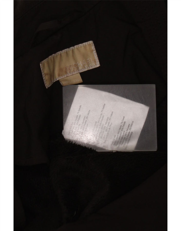 Michael Kors Militærjakke til kvinder UK 18 XL Sort Polyester