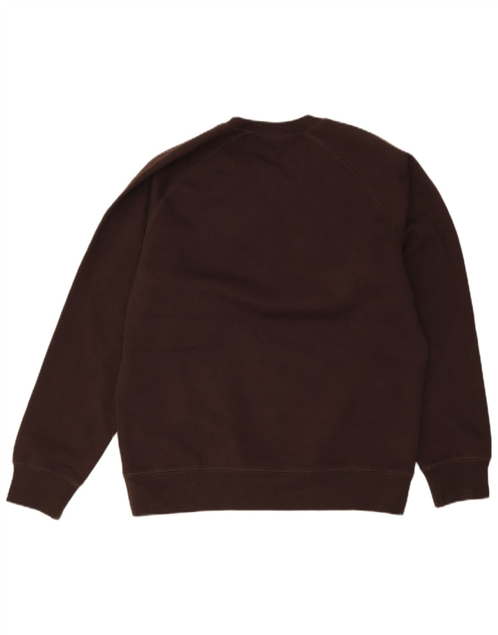 Carhartt Herre Sweatshirt Jumper Stor Brun Bomuld