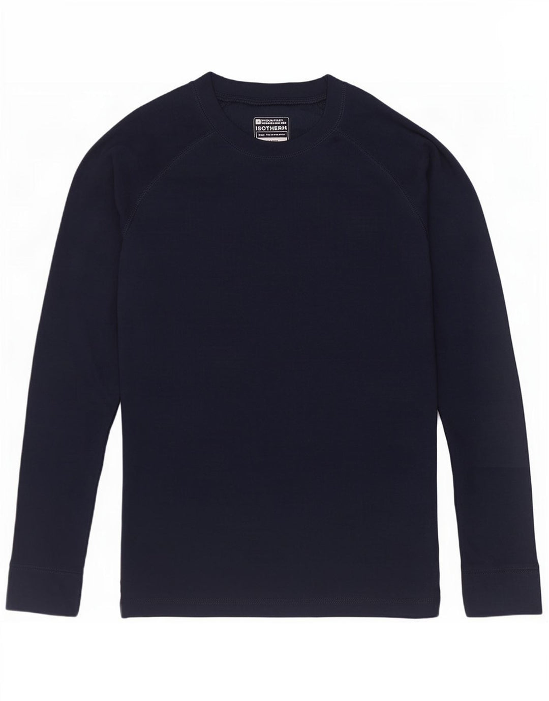 Mountain Warehouse Dame Top Langærmet UK 12 Medium Navy Blue Polyester