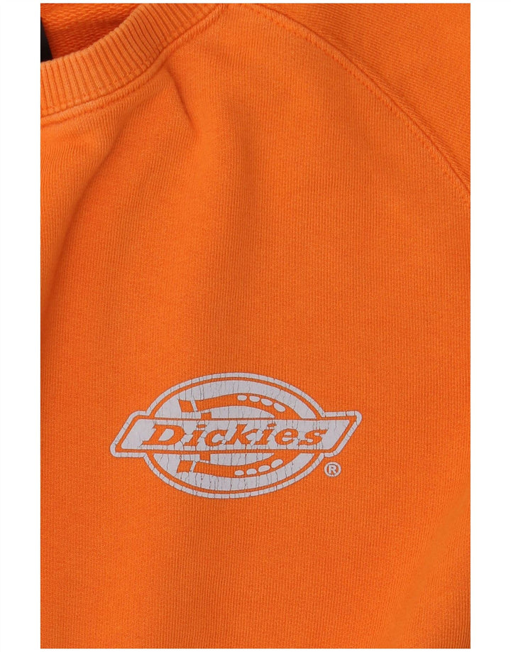 Dickies Herre Sweatshirt Jumper Medium Orange Bomuld