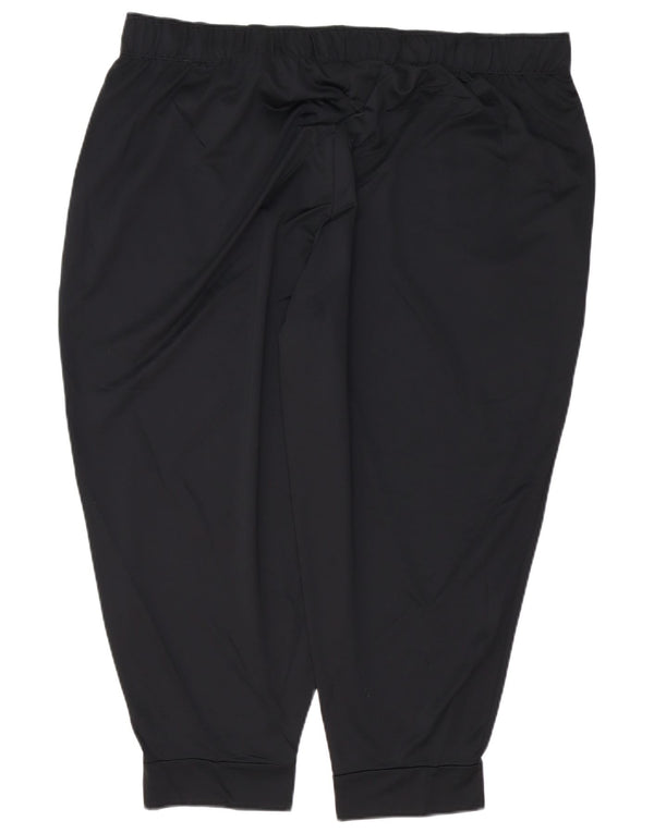 Nike Dame Dri Fit Capri Træningsdragt Bukser Joggers UK 20 2XL Sort