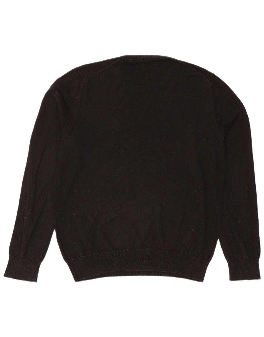 Marks & Spencer Herre sweater med rund hals, stor sort bomuld