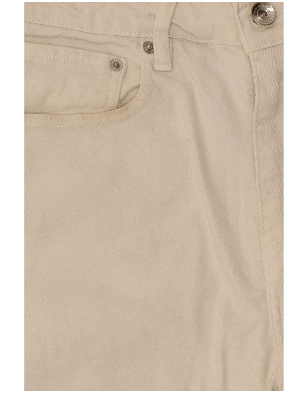 Zara Herre Denim Shorts EU 38 Small W30 White Bomuld