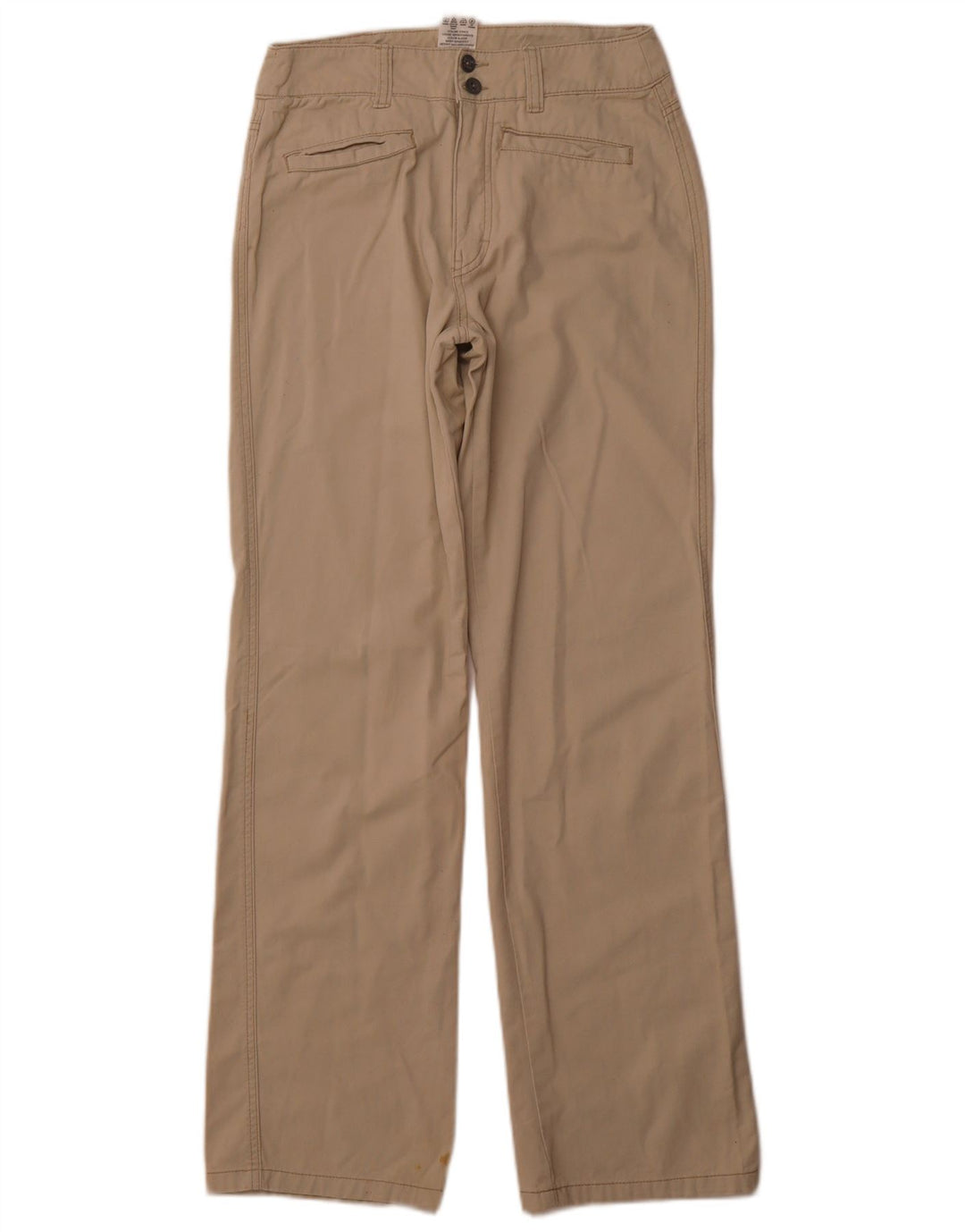 CALVIN KLEIN Lige fritidsbukser til kvinder W28 L32 Beige bomuld