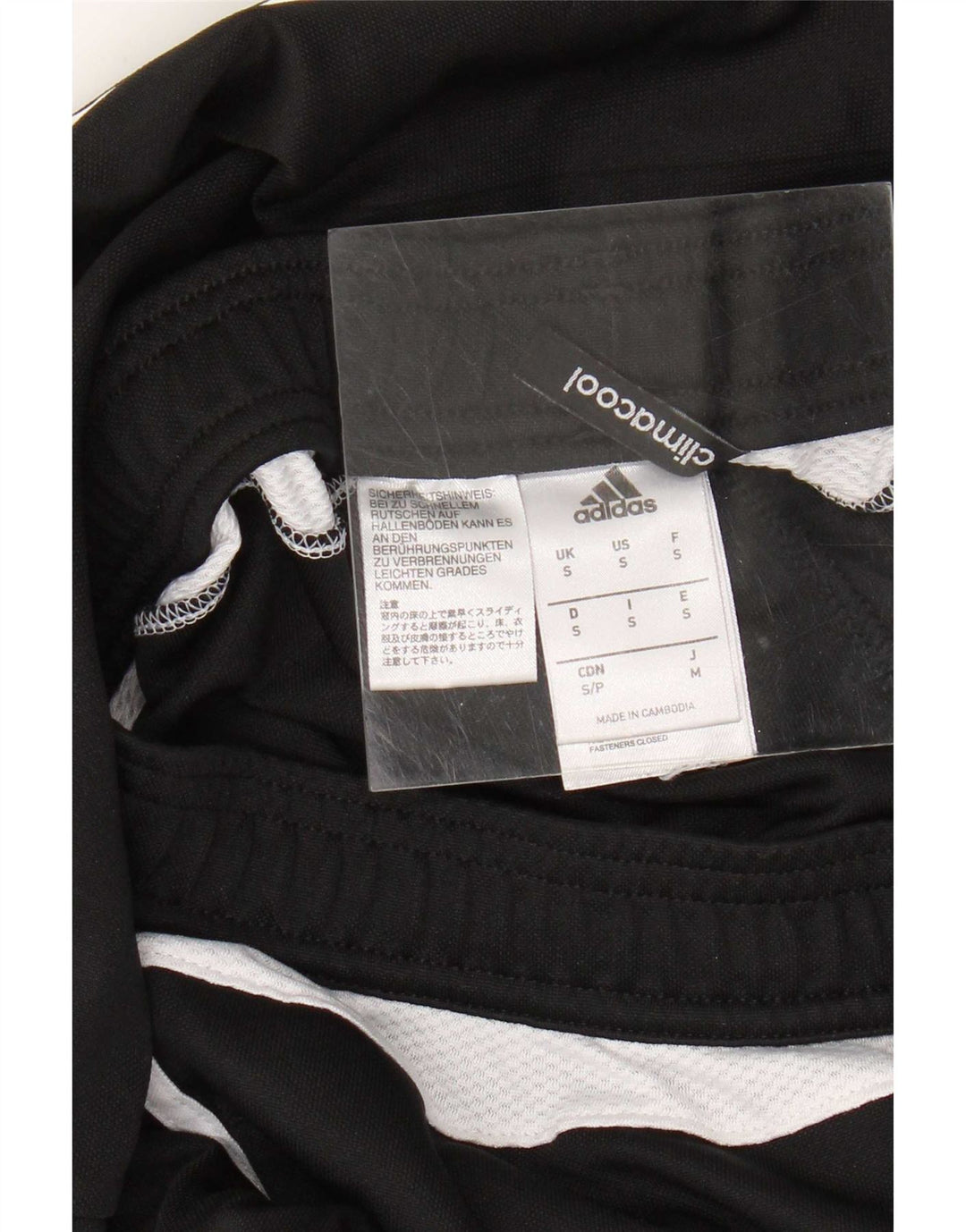 Adidas Climacool træningsdragtbukser til mænd Small Black Colourblock Polyester