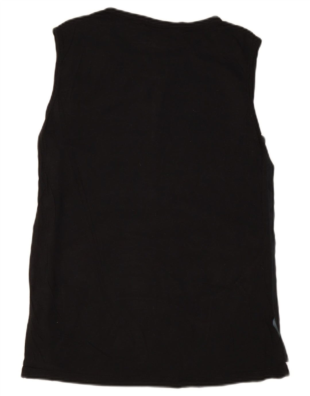 Trussardi Jeans Dame Grafisk Vest Top IT 40 Lille Sort