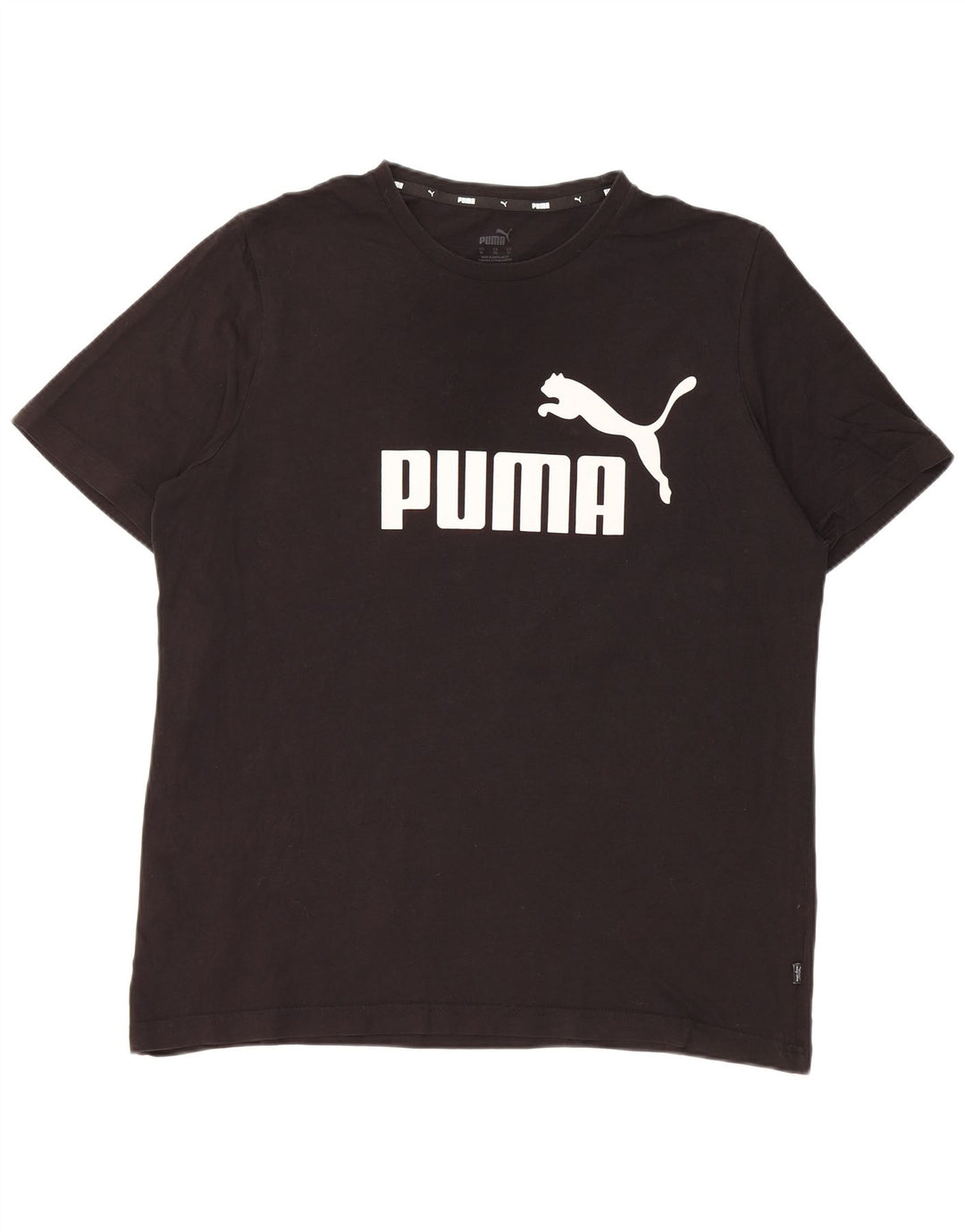 Puma Herre Grafisk T-Shirt Top XL Sort