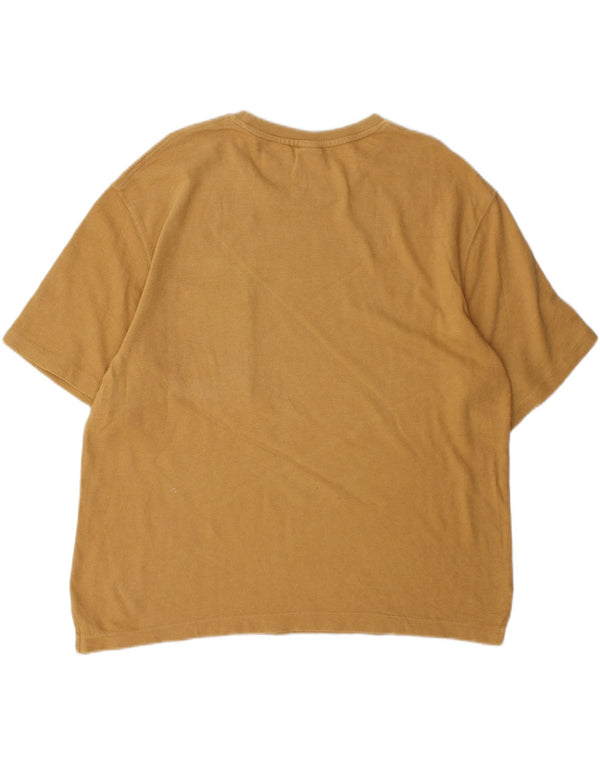 Zara Dame Oversized T-Shirt Top UK 12 Medium Brun