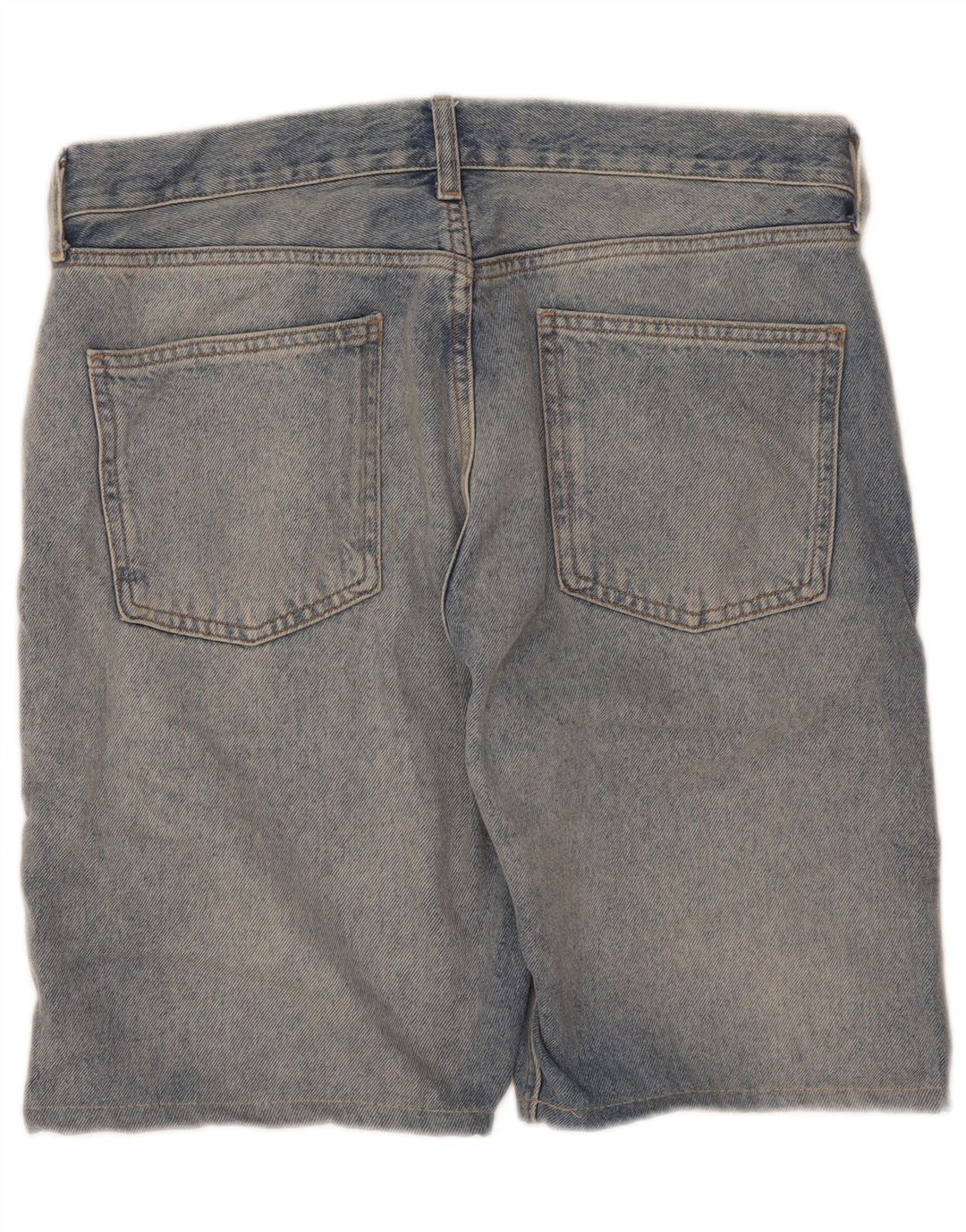 Zara Dame Denim Shorts EU 38 Small W28 Blue Cotton