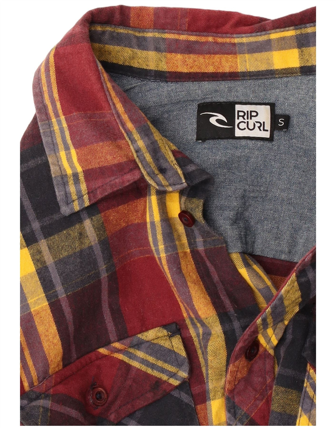 Rip Curl herre flannel skjorte lille rød ternet