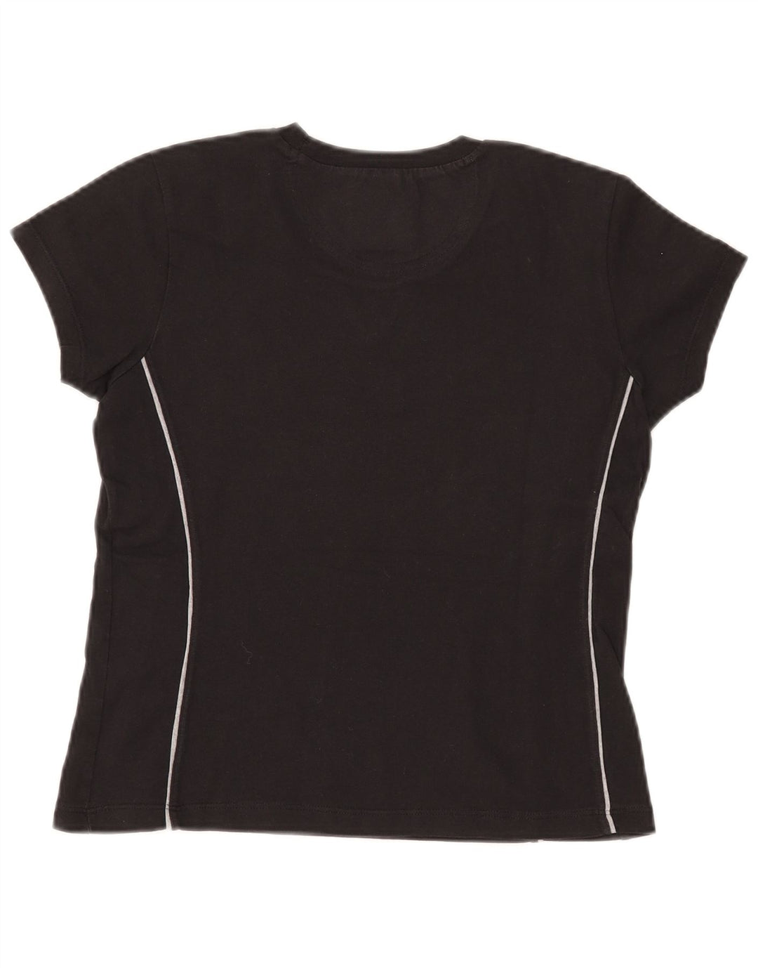 CHAMPION Womens Heritage Classics Crop T-Shirt Top UK 12 Medium Sort