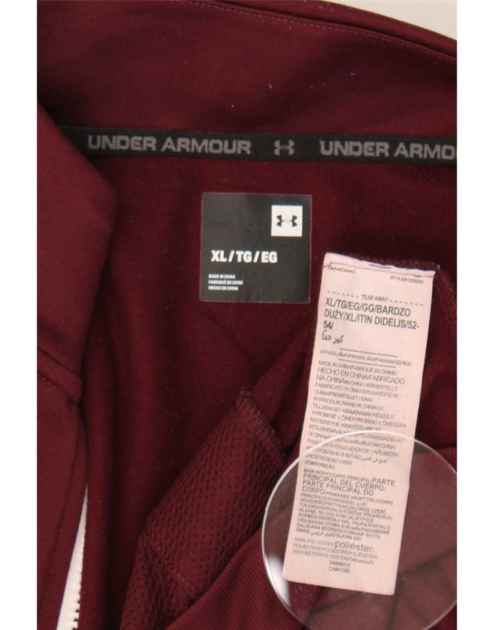 Under Armour Herre træningsdragt Topjakke XL Burgundy Polyester
