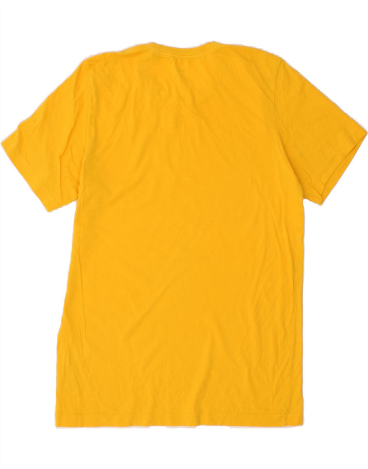 ADIDAS Mens Graphic T-Shirt Top Medium Yellow Cotton Vintage Adidas and Second-Hand Adidas from Messina Hembry 