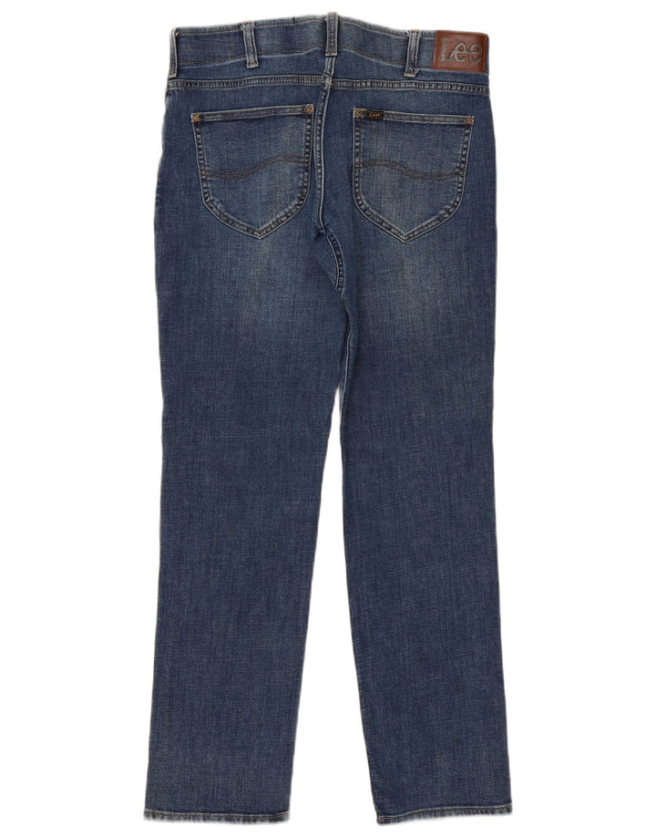 Lee Herre lige tilspidsede jeans W34 L31 Blå