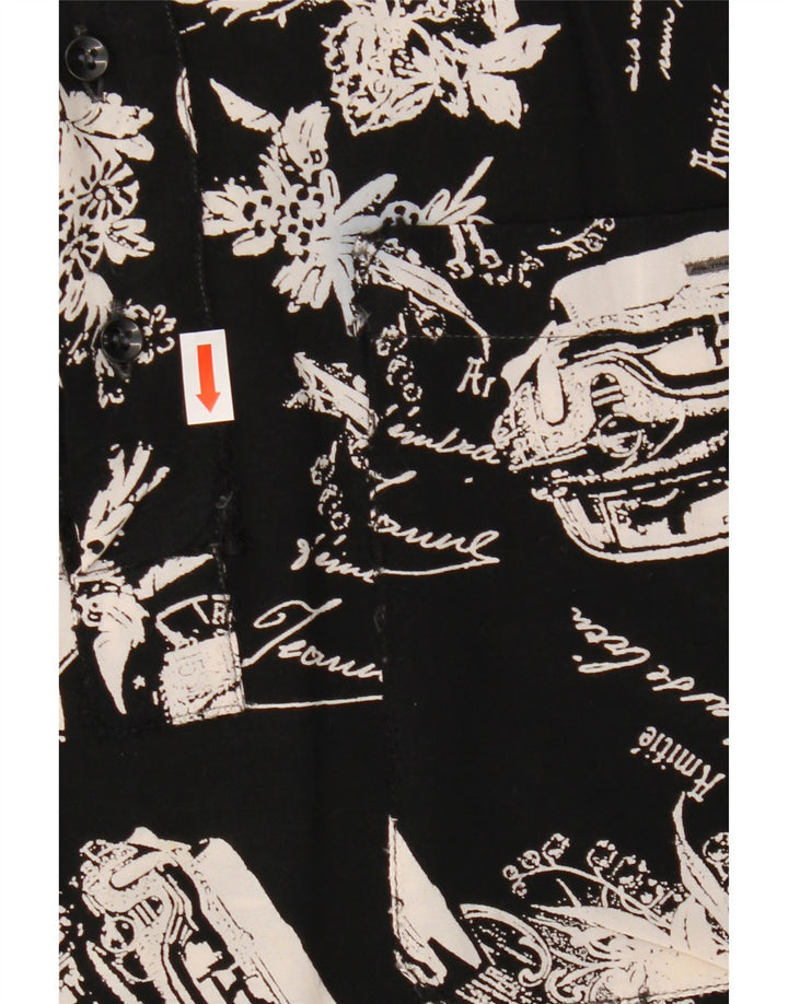 VINTAGE Herre grafisk trøje Medium Sort