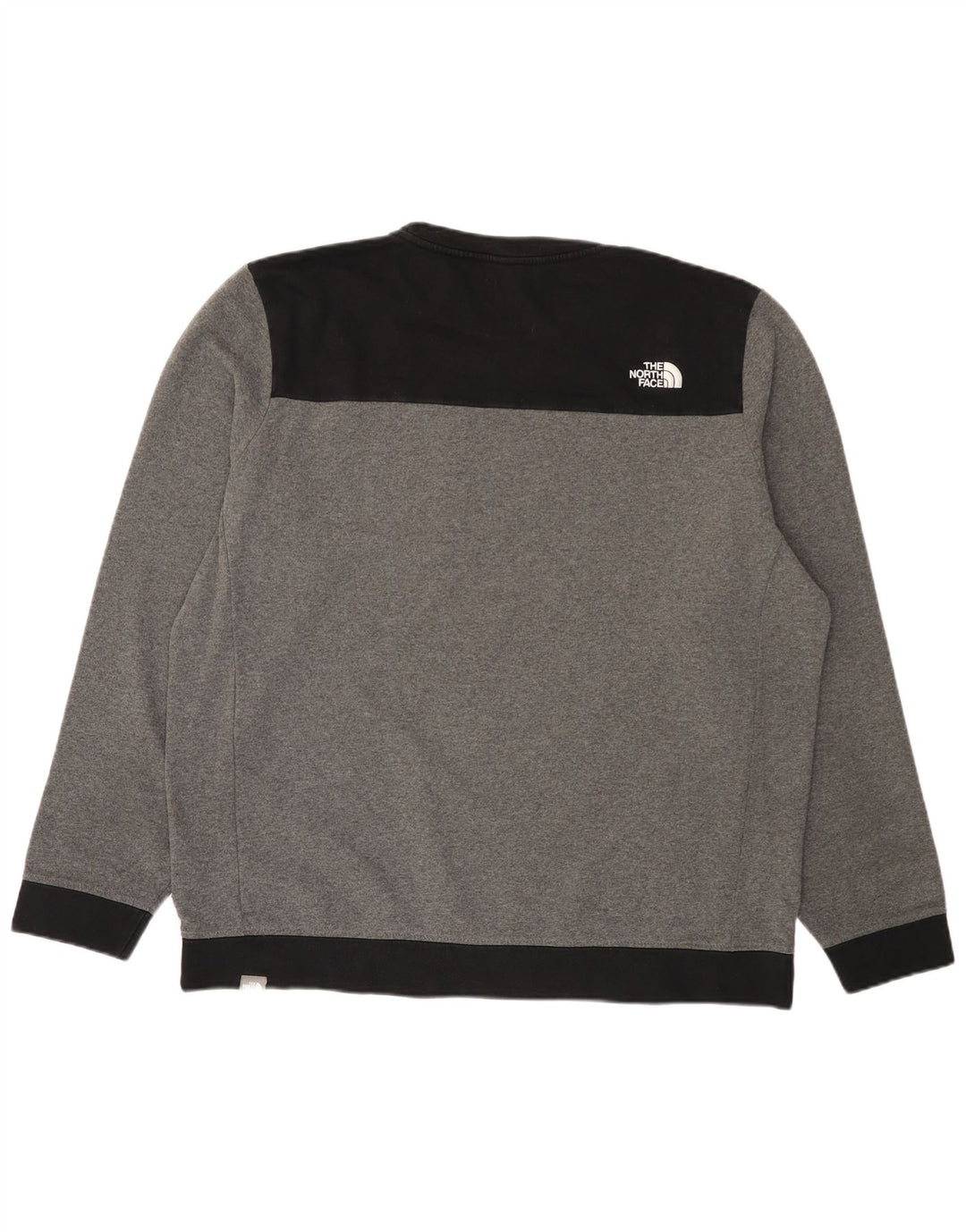 The North Face Herre Sweatshirt Jumper 2XL Grå Colourblock Bomuld Moderne