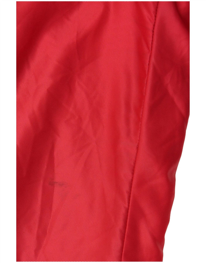 Fila Dame Hætte Ski Jumpsuit IT 46 Stor Rød Geometrisk Polyamid