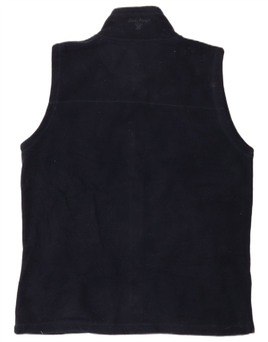 James Pringle Herre Fleece Gilet UK 38 Medium Navy Blue Polyester