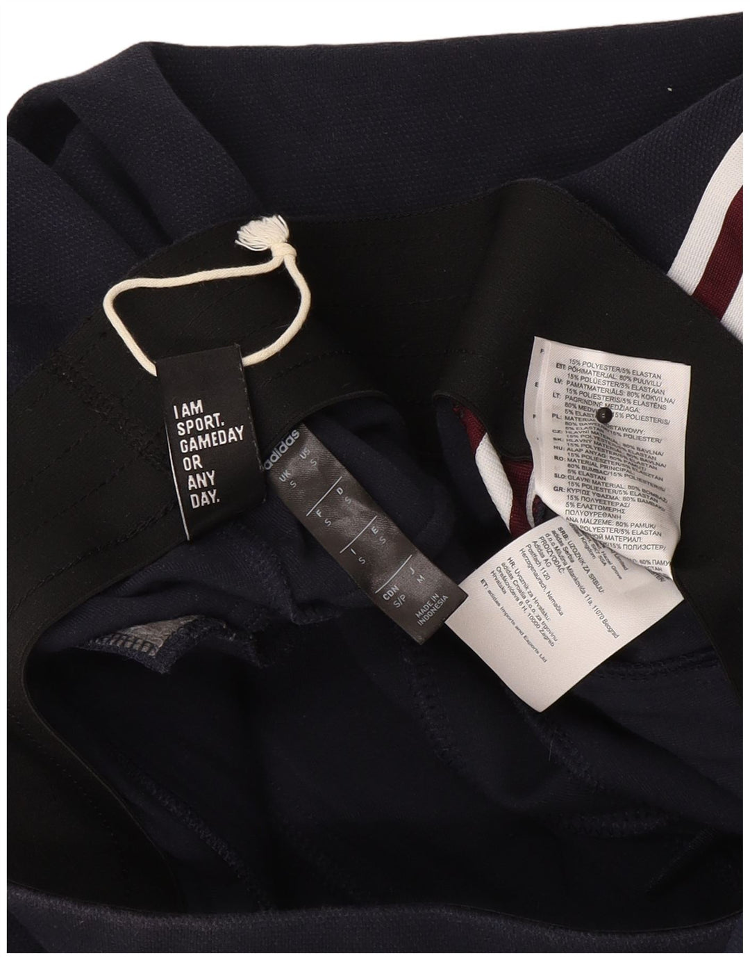Adidas Træningsdragtsbukser til mænd Små marineblå polyester