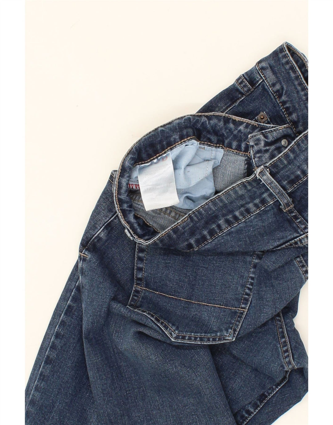 IZOD Mens Comfort Fit Slim Jeans W38 L32 Blue Cotton Vintage Izod and Second-Hand Izod from Messina Hembry 