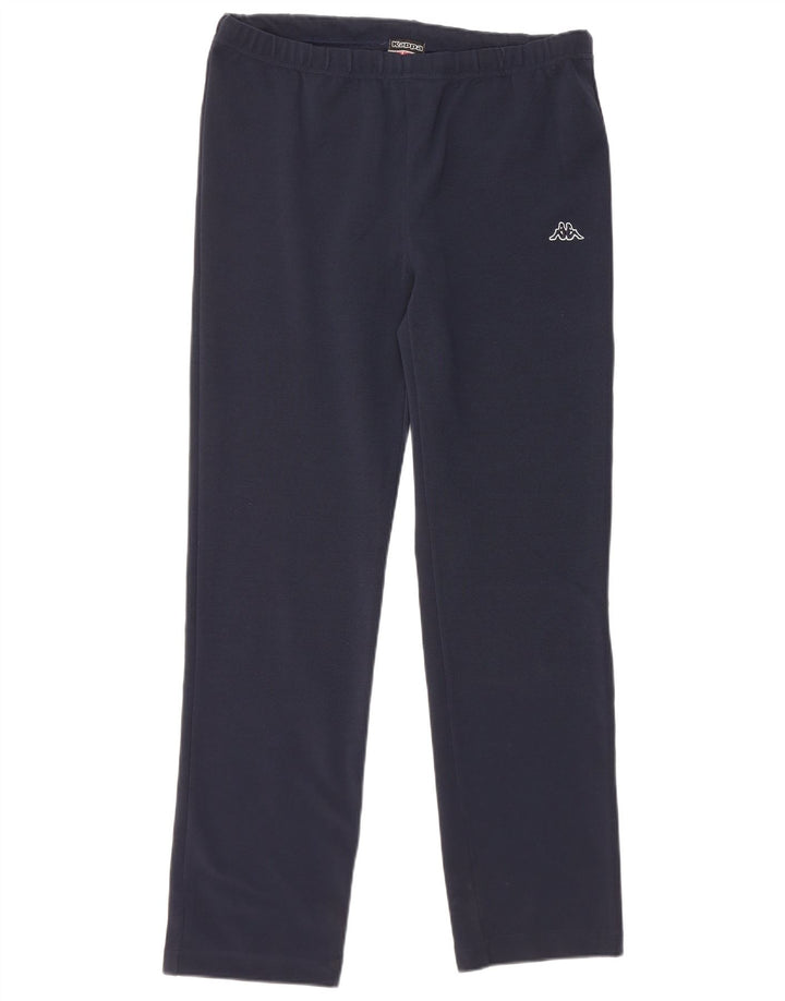 Kappa træningsdragt bukser til kvinder UK 14 Medium marineblå polyester