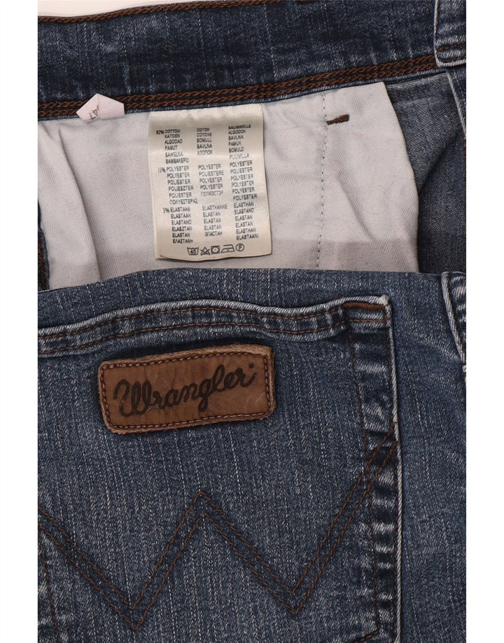Wrangler Herre Texas Straight Jeans W34 L30 Blå Bomuld