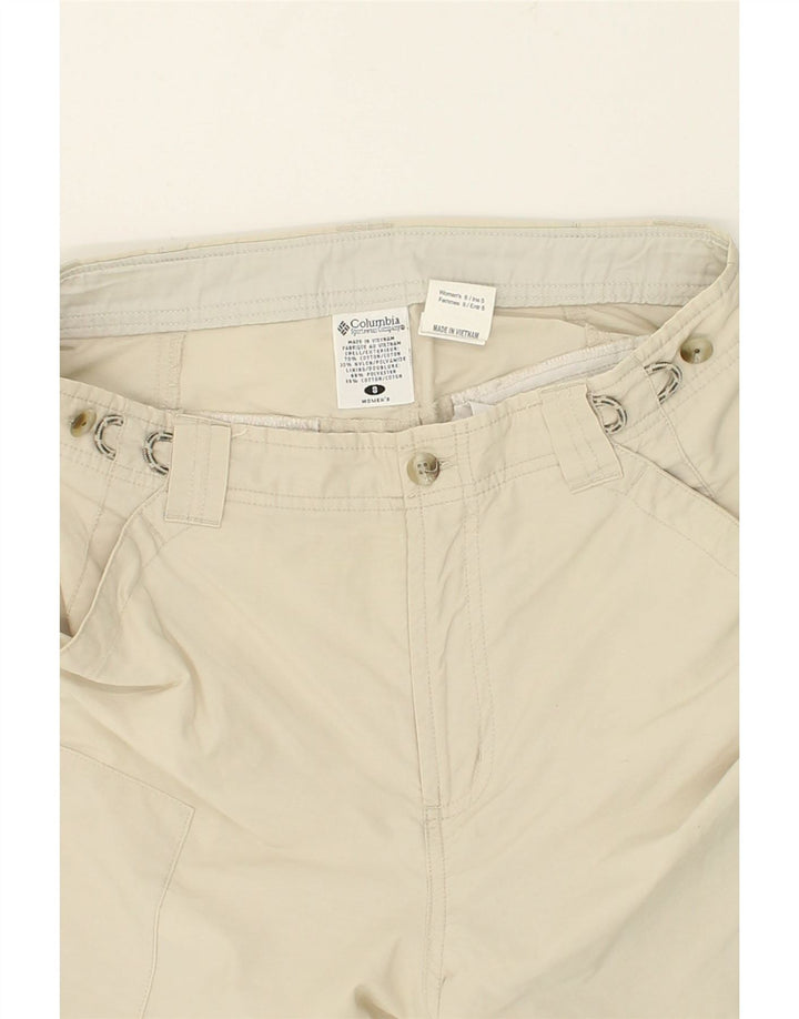 COLUMBIA Womens Cargo Shorts US 8 Medium W30  Grey Cotton | Vintage Columbia | Thrift | Second-Hand Columbia | Used Clothing | Messina Hembry 